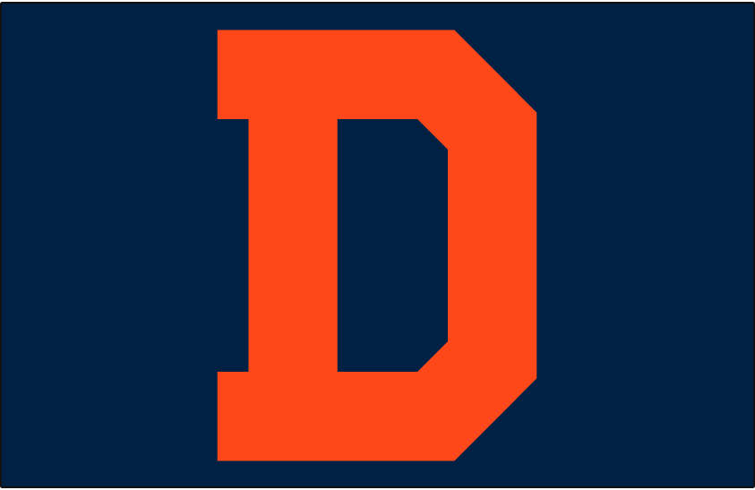Detroit Tigers 1933 Cap Logo fabric transfer